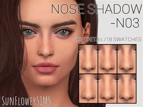 The Sims Resource Nose Shadow N03