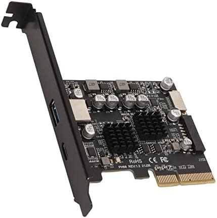 ASHATA PCI Express To USB 3 2 GEN 2 Front Type C Expansion Card 10Gbps