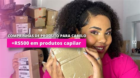 Comprinhas Na Shopee De Produtos Para Cabelo Crespo Gastei R Em