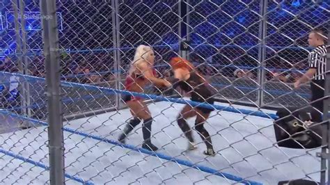 Becky Lynch Vs Alexa Bliss Smackdown Womens Title Steel Cage Match