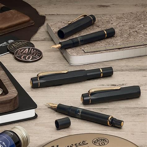 Kaweco Al Sport Black Piston Fountain Pen Vulpen Fountain Pen