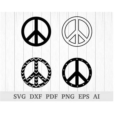 Peace Sign Svg File Peace Symbol Svg Peace Svg Peace Sign Inspire Uplift