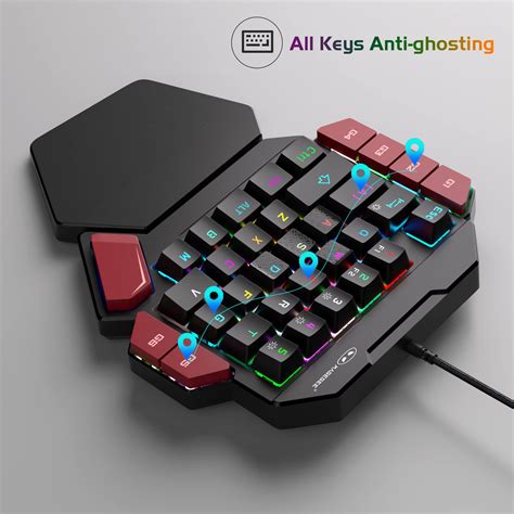 Snapklik Magegee One Handed Professional Gaming Keyboard Rgb