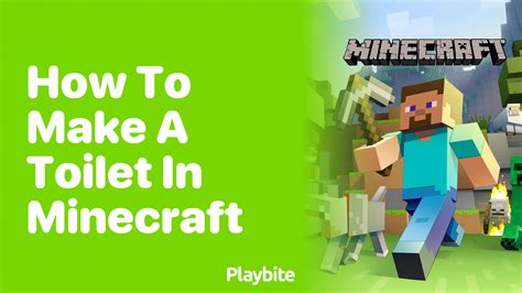 How To Make A Toilet In Minecraft A Fun Guide Playbite