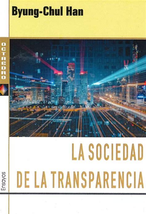 Sociedad De La Transparencia Byung Chul Han Libros Revistas Y Comics