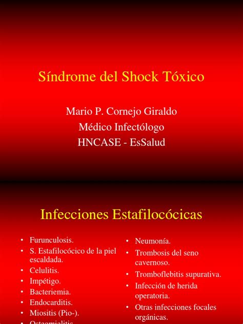 Síndrome Del Shock Tóxico Pdf Estreptococo Inmunología