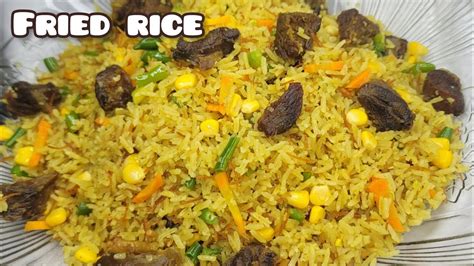 How To Cook The Best Beef Fried Rice Step By Step Method Youtube