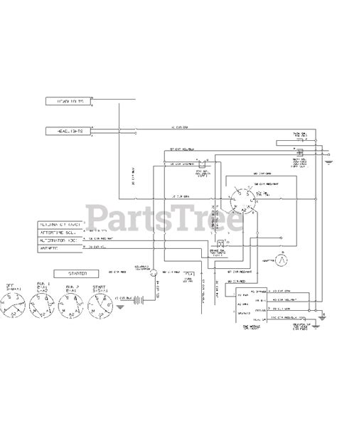 Troy Bilt Lawn Mower Electrical Schematic Wiring Draw And Schematic