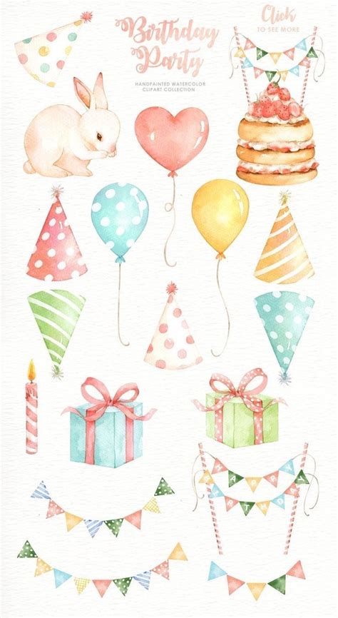 Pin By Andressa Weiss On Ilustra Es Watercolor Cake Birthday