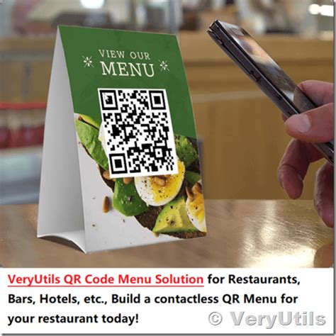 Best Veryutils Qr Code Menu Platform With Online Payment Gateway