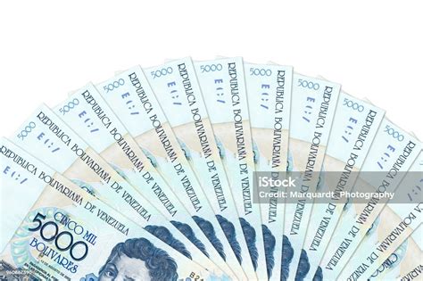 Some Venezuelan Bolivar Bank Notes With Copy Space Stock Photo ...