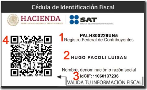 Qué es la Cédula de Identificación Fiscal CIF y cómo obtenerla