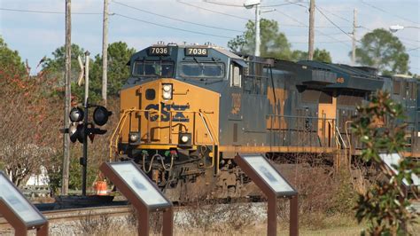 CSX 7036 Leads M542 Through Cordele GA W An Awesome RL K5LA YouTube