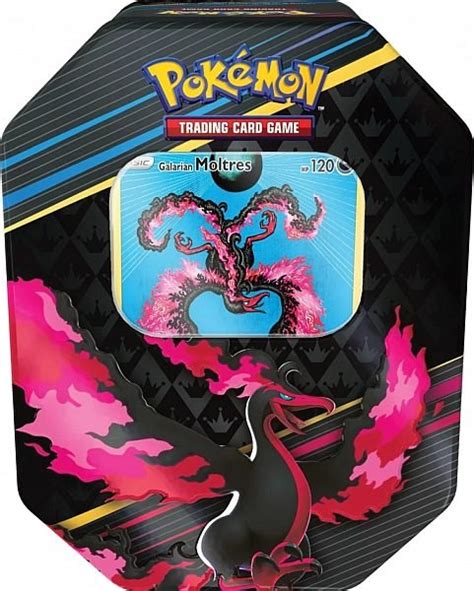 Crown Zenith Galarian Moltres Tin Box Tin Boxe Pokemonshop