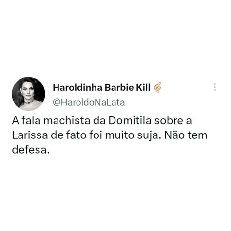 Duda On Twitter RT Trixcomentou Para Domitila Uma Mulher Preta