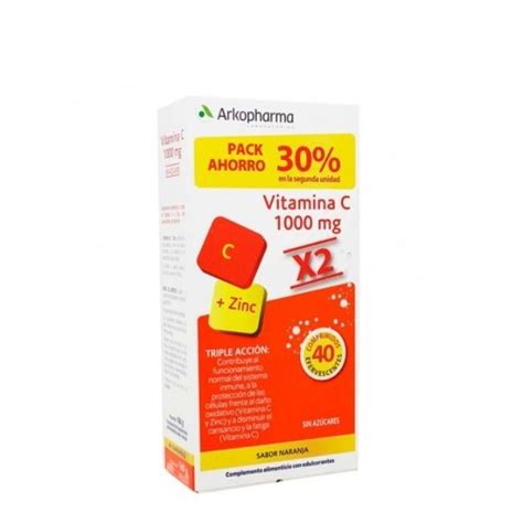 Comprar Arkovital Vitamina C Zinc Comp X Duplo Al Mejor Precio