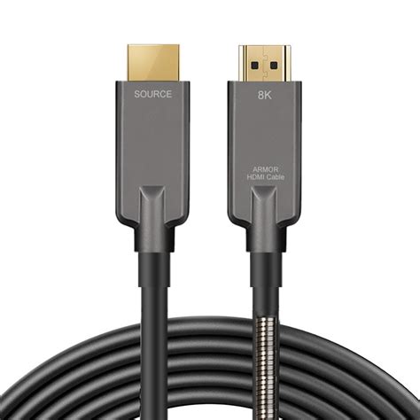 Armored Hdmi Aoc Type A To Type A Hybrid Hdmi K Active Optical Cable