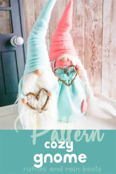 Easy Sewing Gnome Pattern Cozy Gnome SVG And Cut File Collection