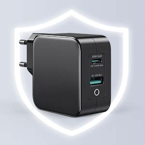 SUNYDEAL USB C Ladegerät 65W USB C Netzteil 2 Port GaN Charger PD