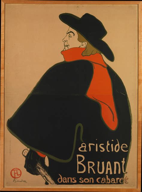 Why Is Henri De Toulouse Lautrec S Aristide Bruant In His Cabaret So