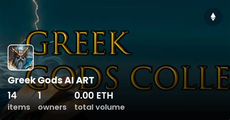 Greek Gods Ai Art Collection Opensea