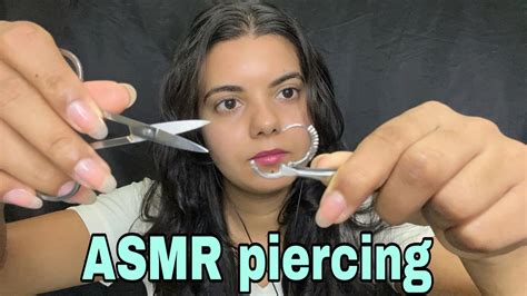 ASMR colocando o seu PIERCING na CLÍNICA CLANDESTINA YouTube