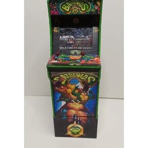 Battletoads 1/12 Scale Arcade Cabinet, Miniature Dollhouse 80s 90s Mini ...