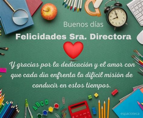 Feliz Día del Director y la Directora Escolar