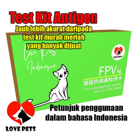 Test Kit Antigen Alat Uji Deteksi Panleu Kucing Parvovirus Feline