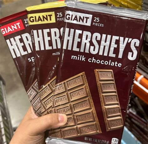 Hersheys Chocolate Giant Bar Milk Chocolate Dark Chocolate Milk