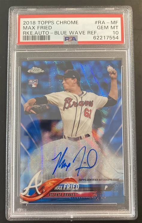 Rc Max Fried Blue Wave Refractor Auto