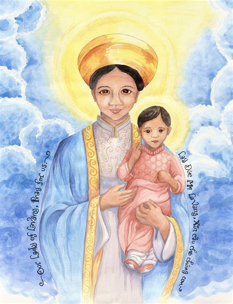 Our Lady Of Lavang In Vietnamese C M La Vang Appeared In To