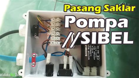 Cara Mudah Memasang Kabel Saklar Pompa Air Submer Sibel Youtube