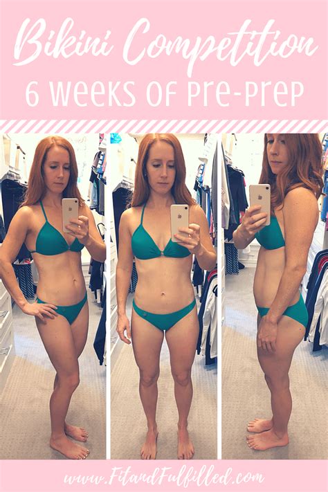 Journey To The Stage Bikini Competition Pre Prep Fit And Fulfilled