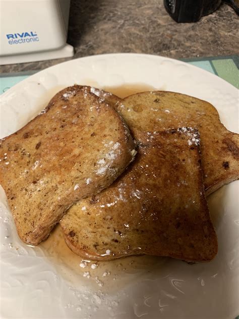 French Toast With Sugar Free Syrup On Zero Carb Bread Sugar Free Syrup Recipes Low Carb