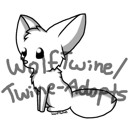 P2u Chibi Fennec Fox Base By Kivavia On Deviantart