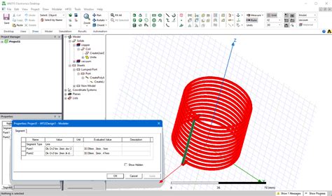 Coil32 Calculation Of A Single Layer Inductor In Ansys Hfss