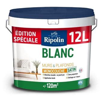 Peinture Murs Et Plafonds Ripolin 426884 Monocouche Satin