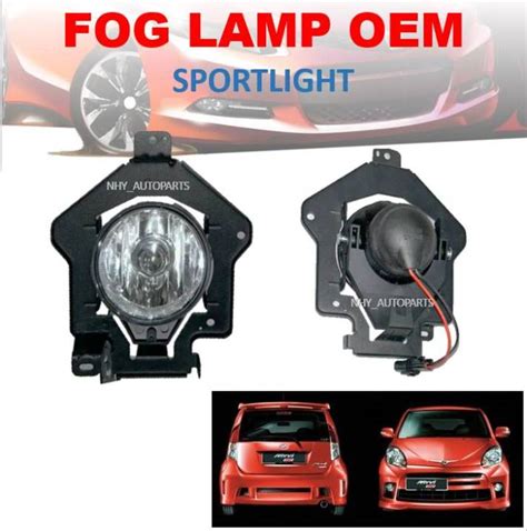 Perodua Myvi 2007 SE SE1 Fog Lamp Fog Light Sport Light Bumper Lamp