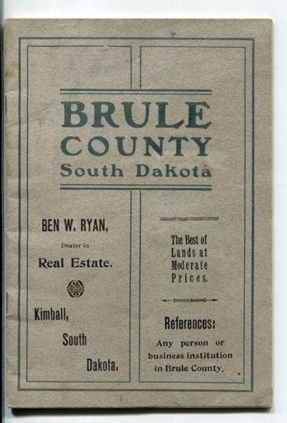 Brule County South Dakota By The Chicago Milwaukee St Paul Railway