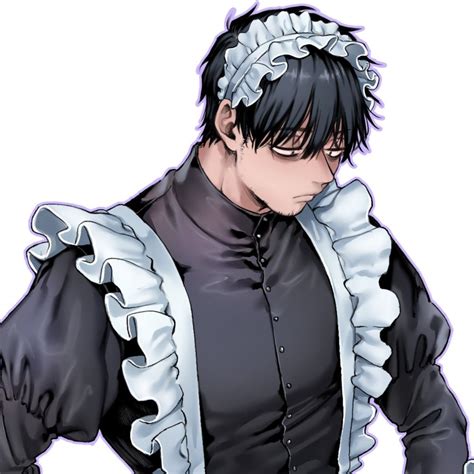 An Anime Character Wearing Black And White Clothes