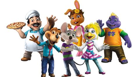 Chuck E Friends Chuck E Cheese Cartoon Character Illustration