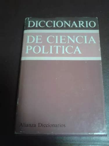 Diccionario De Ciencia Pol Tica Alianza Diccionarios Cuotas Sin Inter S