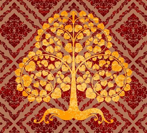 Bodhi Tree Drawing Stock Vectors Royalty Free Bodhi Illustrations