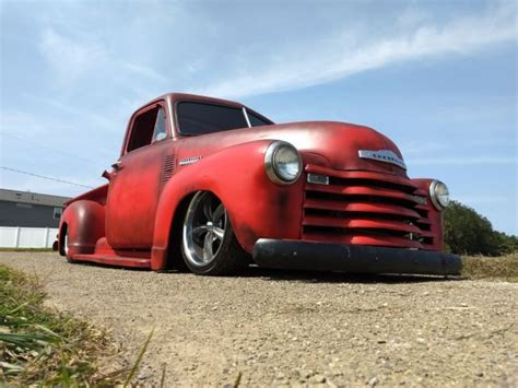 1950 Chevy 3100 Truck Rat Rod Hot Rod Bagged Patina V8 Air Ride 58968 Hot Sex Picture