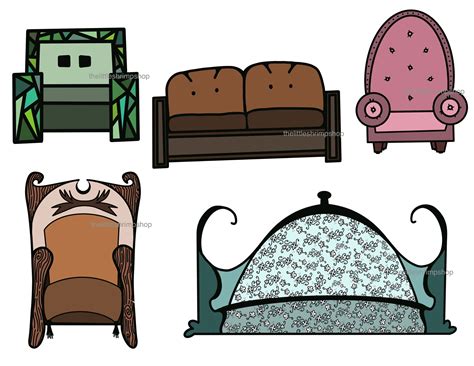 Couches Clip Art Etsy