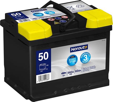 Amazon Co Jp Norauto Norauto AGM Battery No 50 60Ah 660CCA H5 LN2