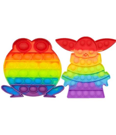 Pop It Frog Baby Yoda Popit Combo Pack Of Popit Shape Pop It Fidget