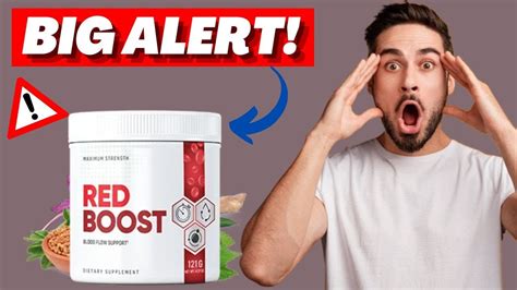 Red Boost Big Alert Red Boost Reviews Red Boost Powder