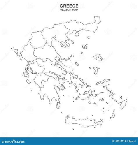 Blank Outline Map Of Greece